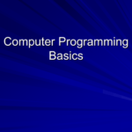 Computer programming basics